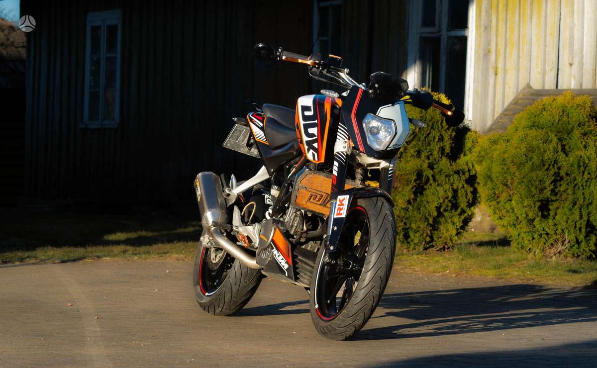 KTM Duke 125cc, street / classic
