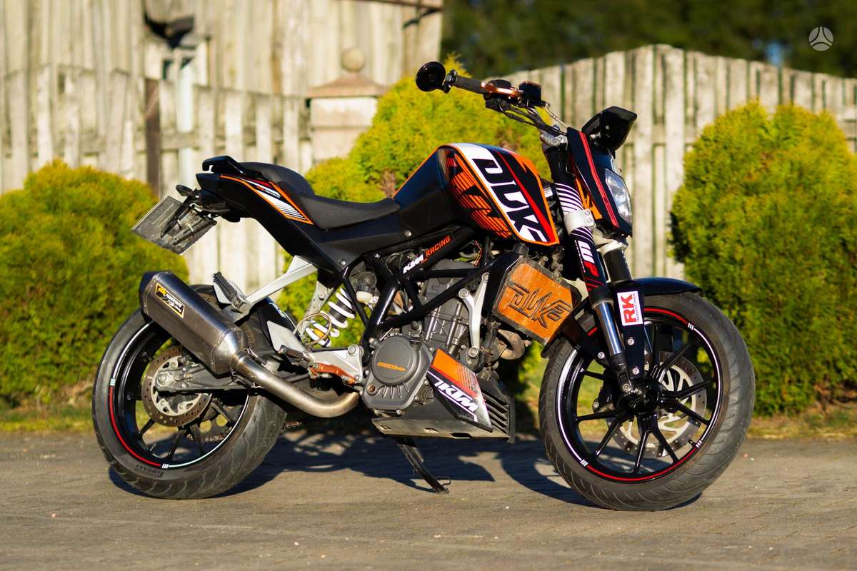 KTM Duke 125cc, street / classic
