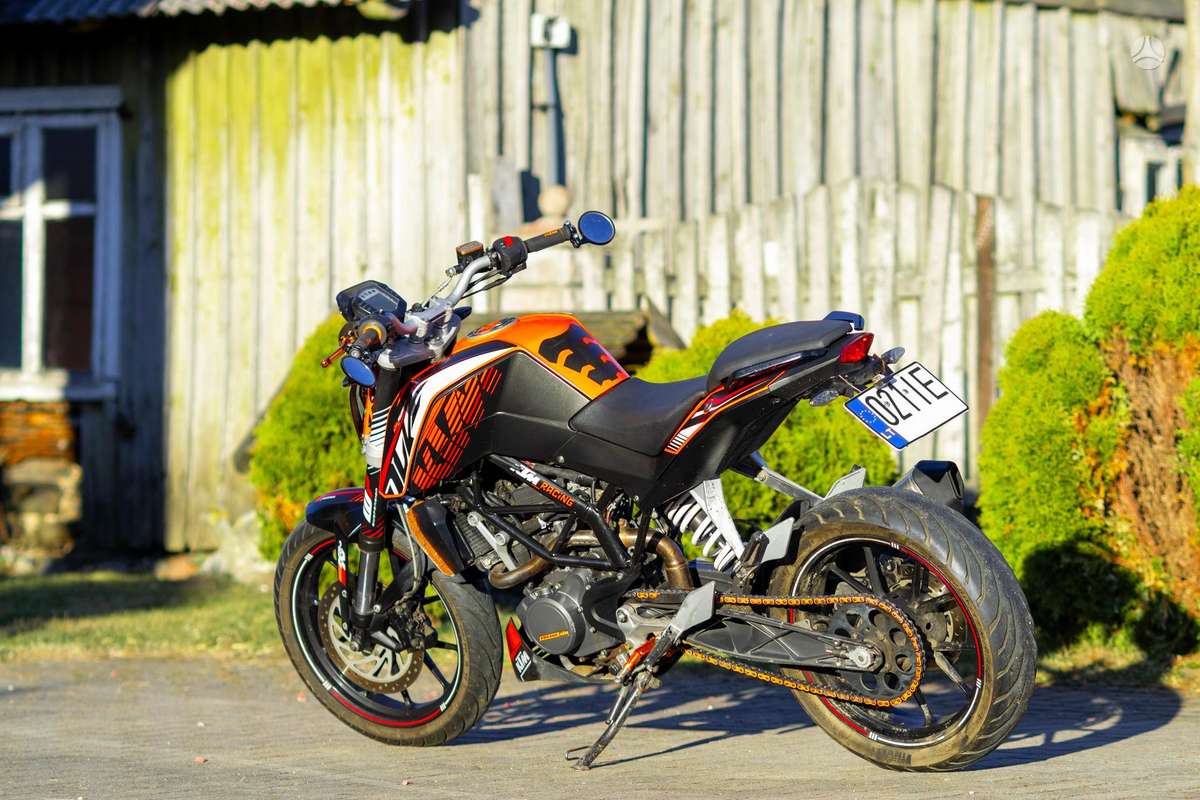 KTM Duke 125cc, street / classic