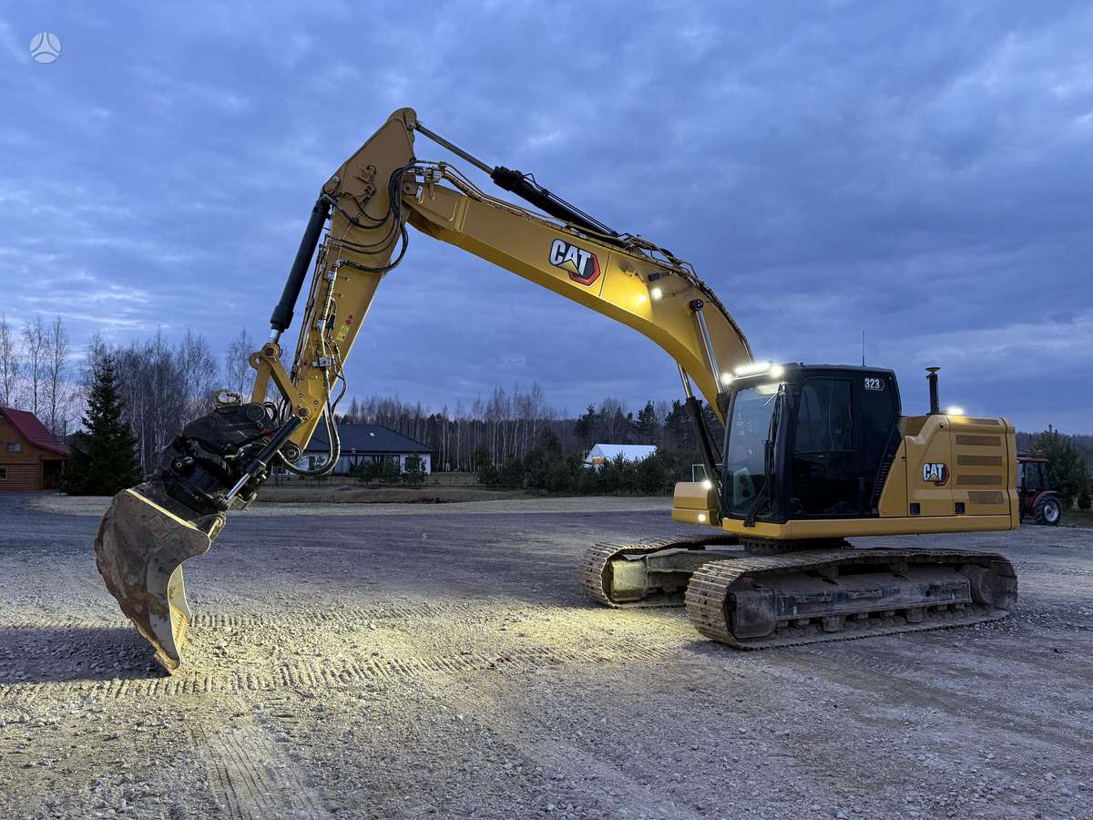 Caterpillar 323  3D Leica, экскаваторы