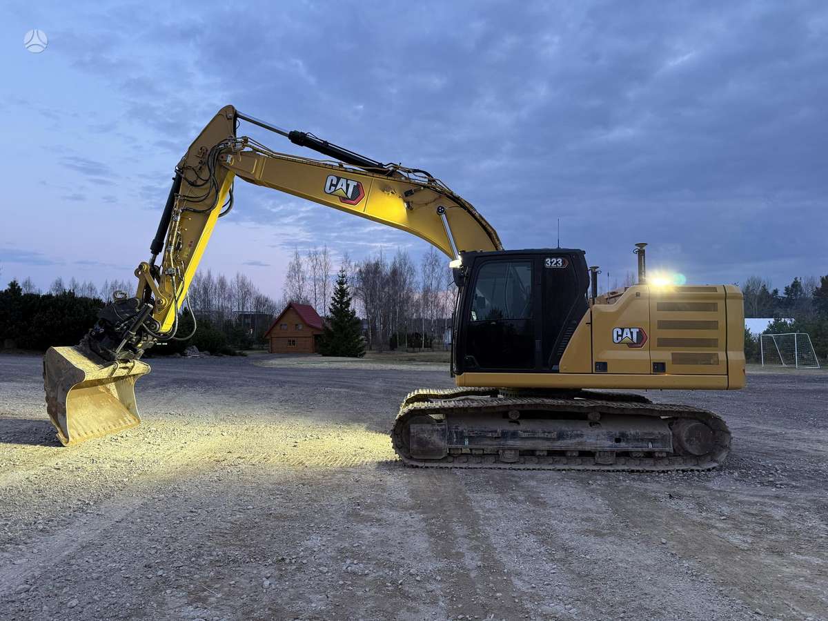 Caterpillar 323  3D Leica, экскаваторы
