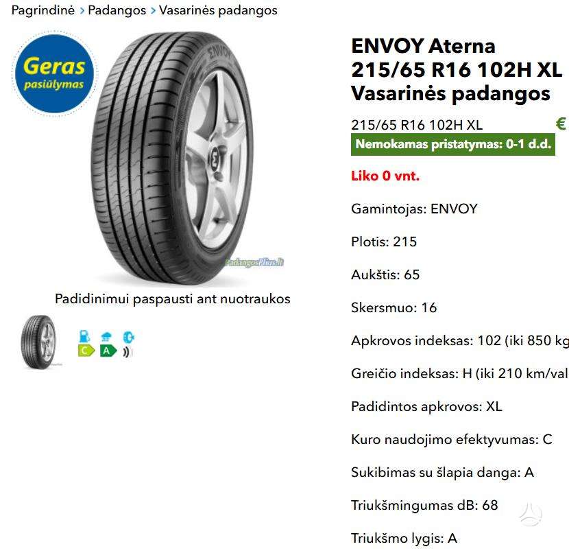 -Kita-, летние 215/65 R16