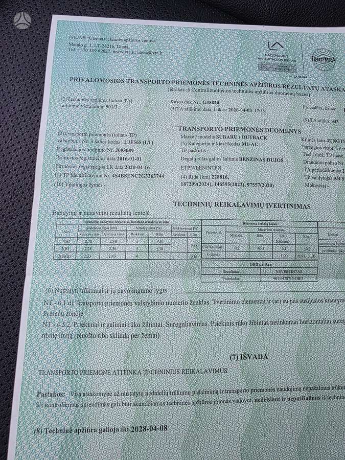 Subaru Outback, 3.6 l., Универсал