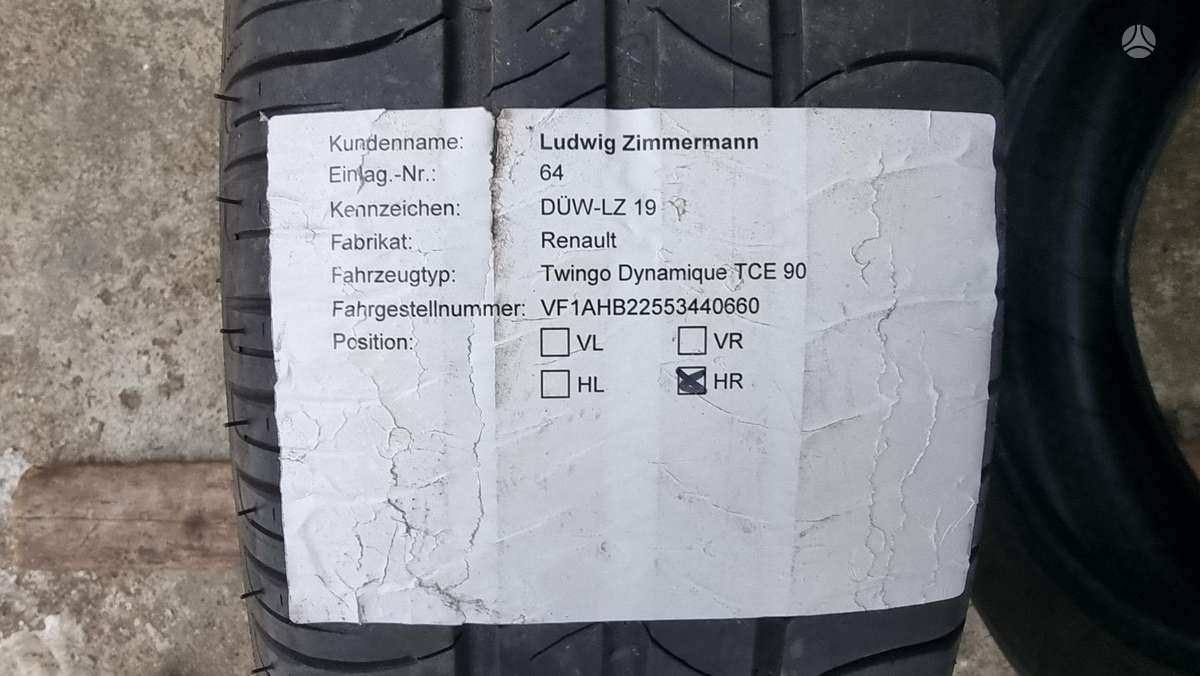 Michelin Energy Saver +, summer 165/65 R15