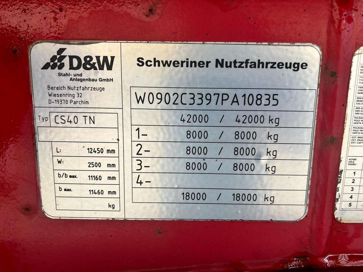 Schweriner CS40TN, konteineru