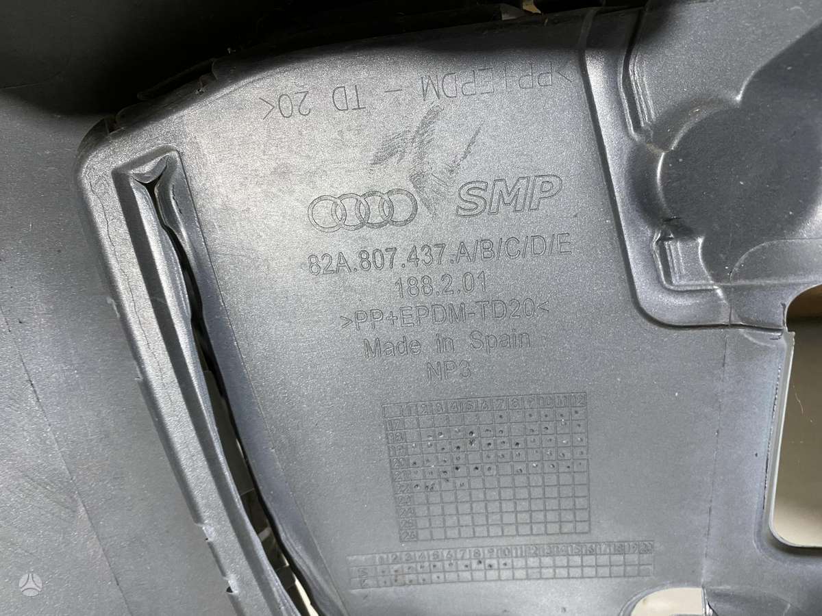 Audi A1, 82A807437A