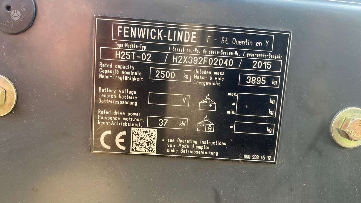 Linde H25T, вилочные погрузчики