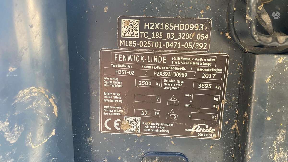 Linde H2.5FT, forklifts