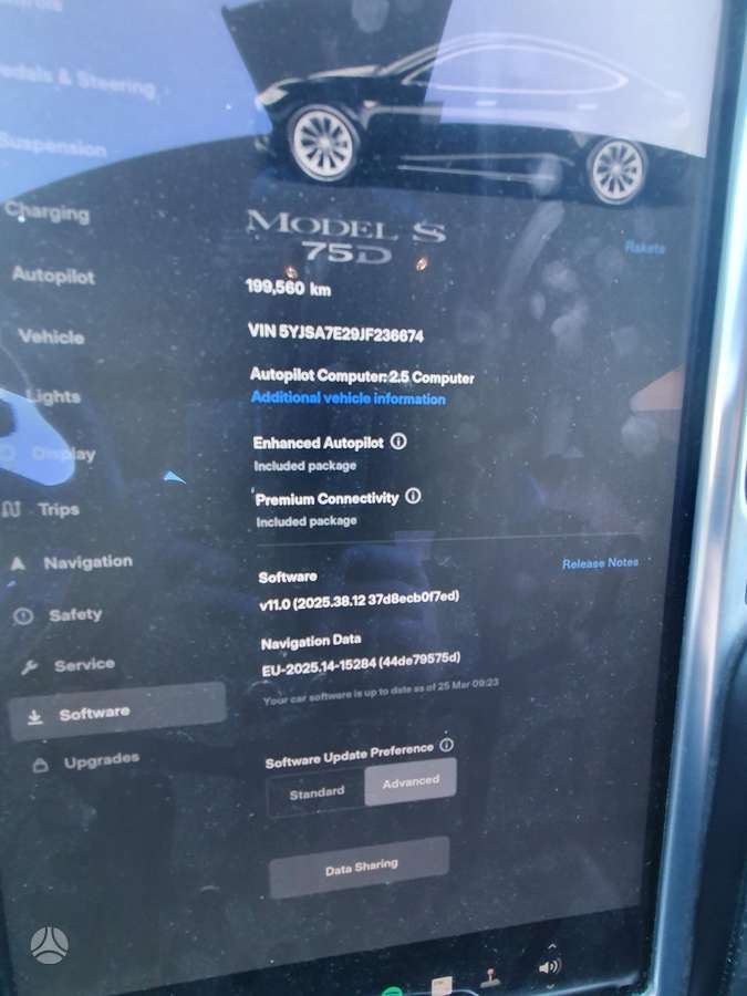 Tesla Model S, 75 кВт·ч, Седан