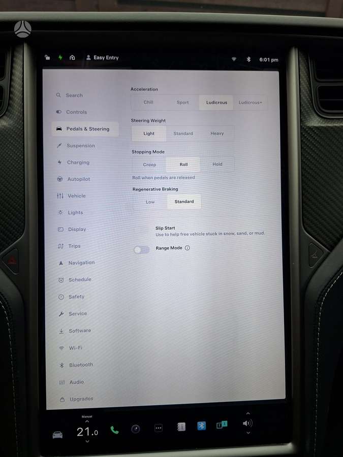 Tesla Model S, 100 кВт·ч, Хэтчбек