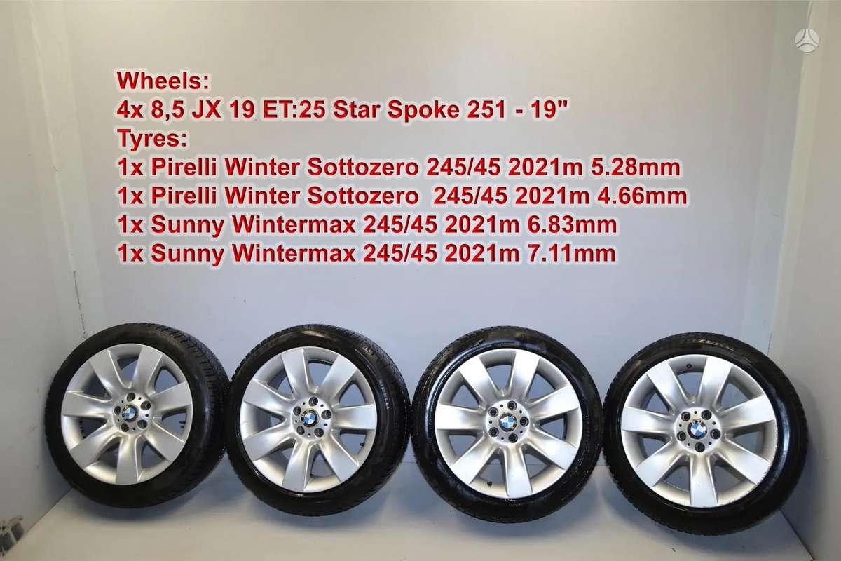 BMW Star Spoke 251 - 19, light alloy, R19