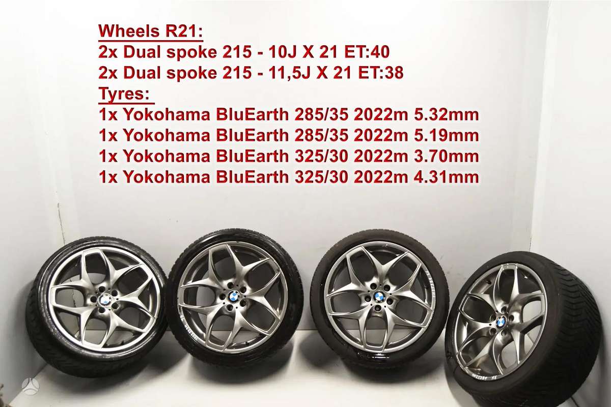BMW Dual spoke 215, легкосплавные , R21
