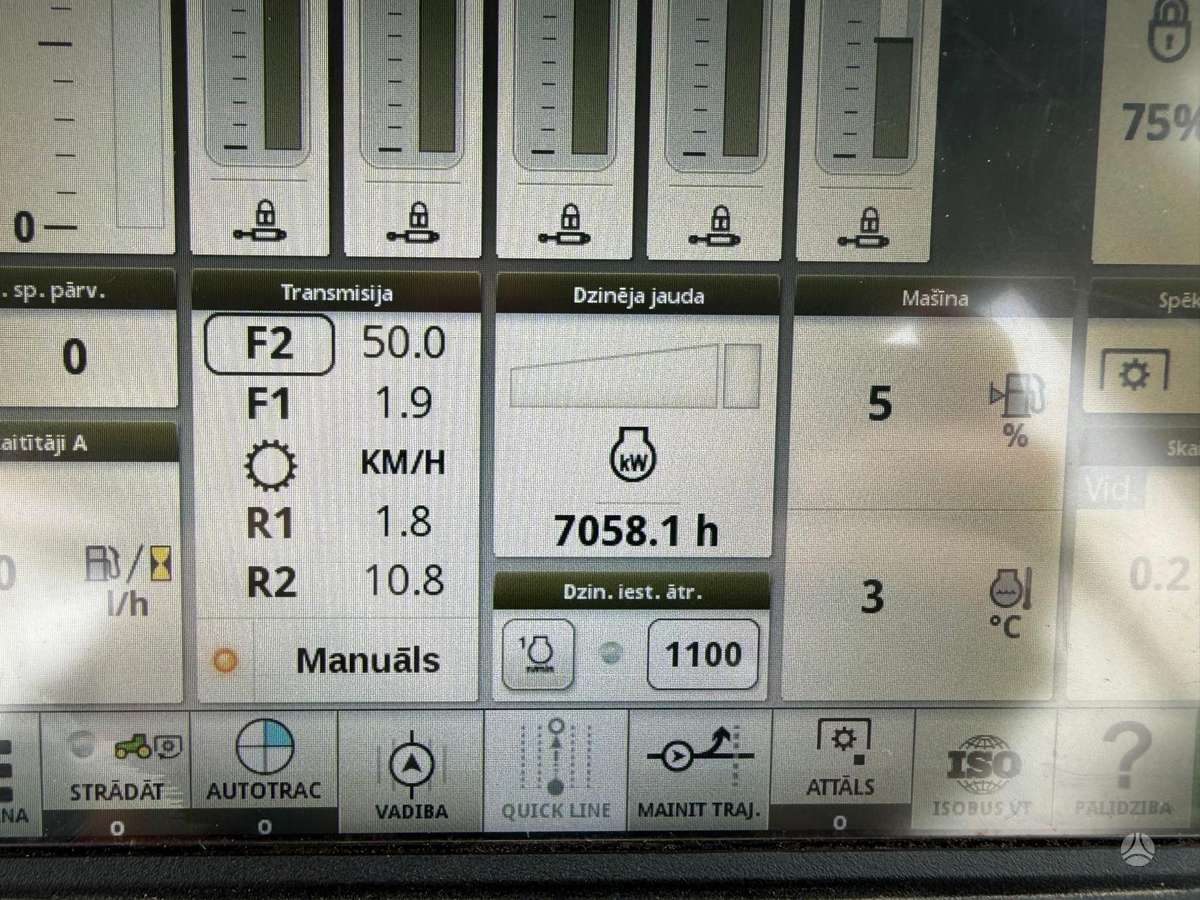 John Deere 7310R, traktoriai