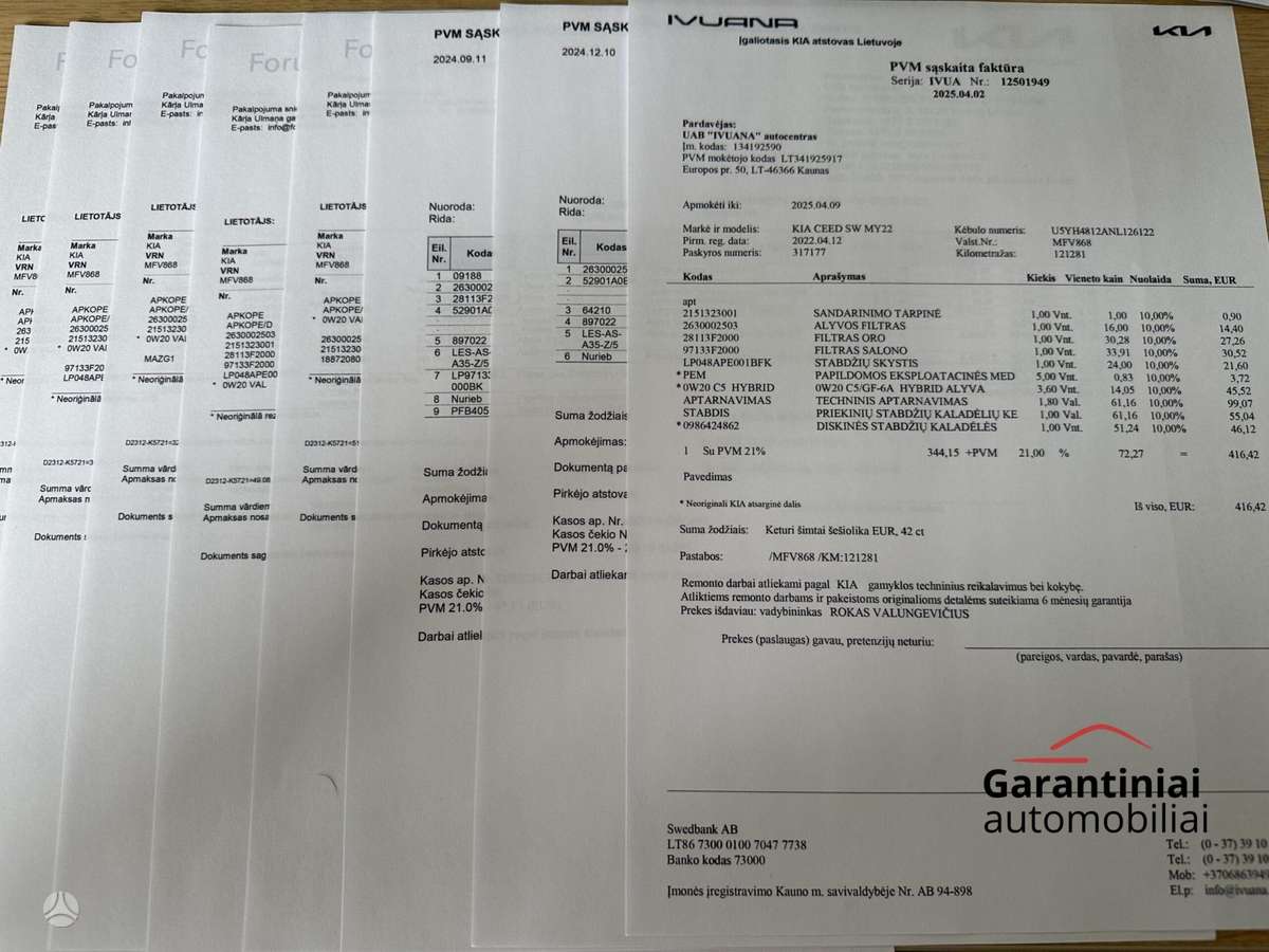 Kia Ceed, 1.0 l., universalas