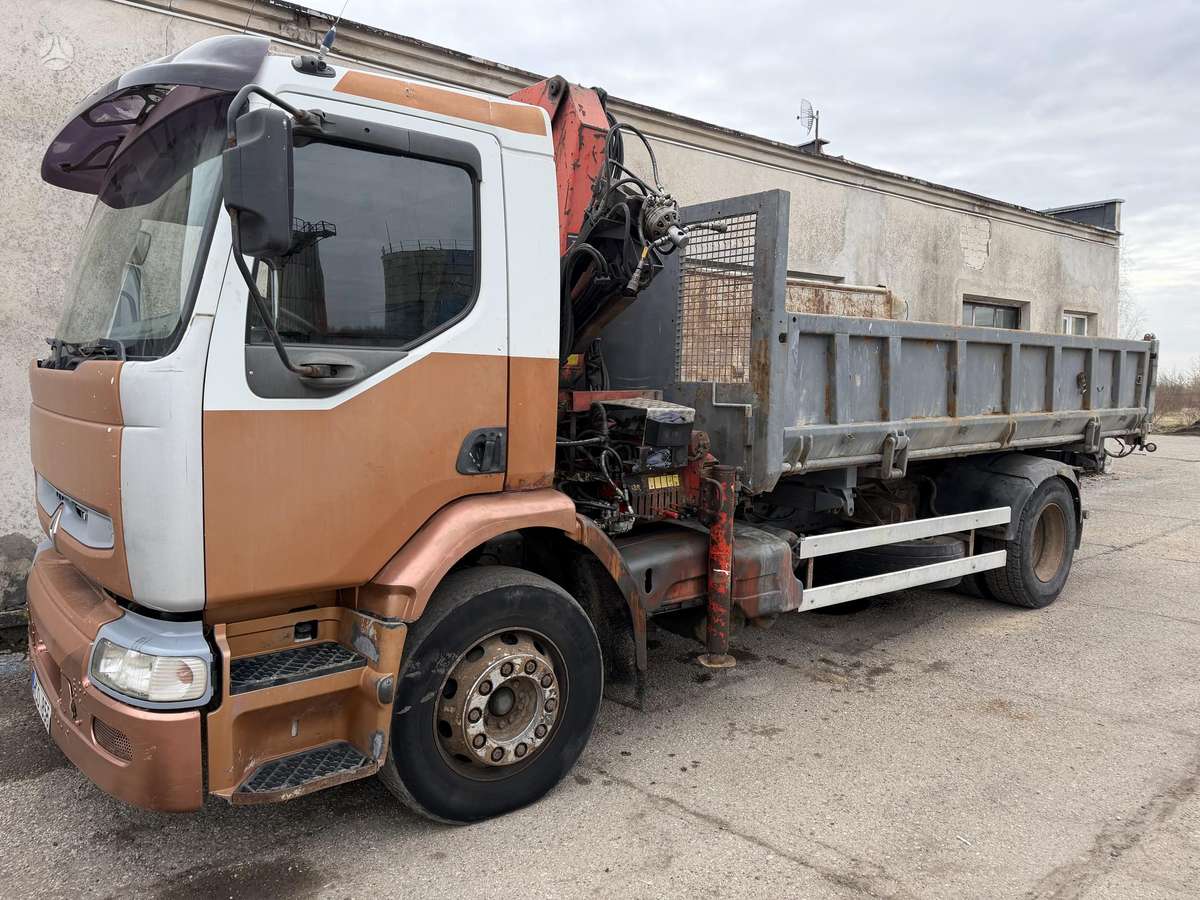 Renault Premium 270.22, dumpers with crane
