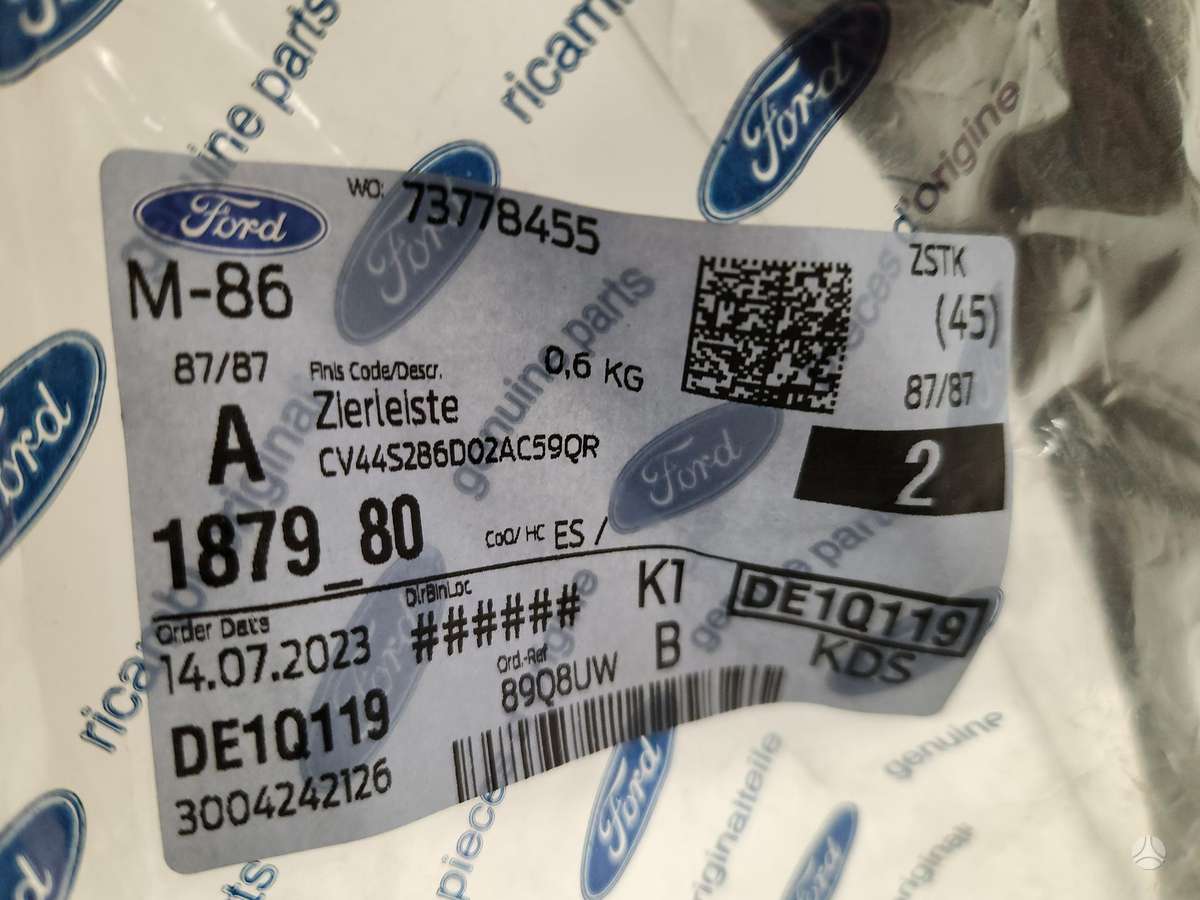 Ford Kuga, CV44-S286D02-AC59QR, decals