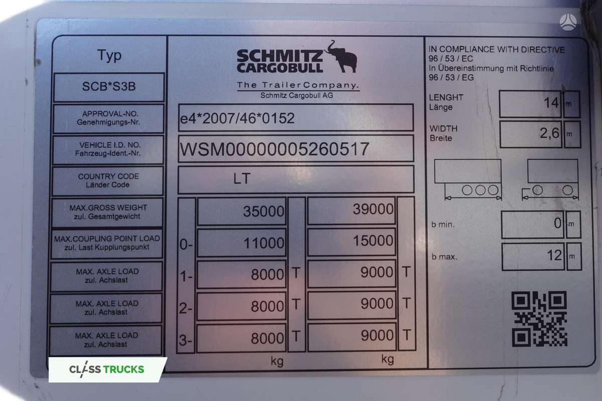 Schmitz SKO Double Deck FP60 SLXi 300 LA, refrigerated