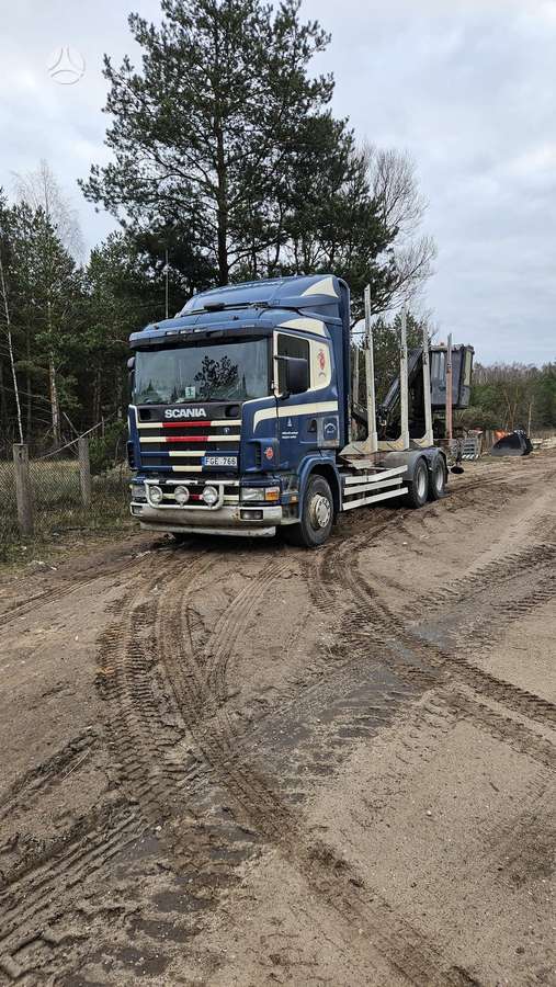 Scania R124, timber trucks