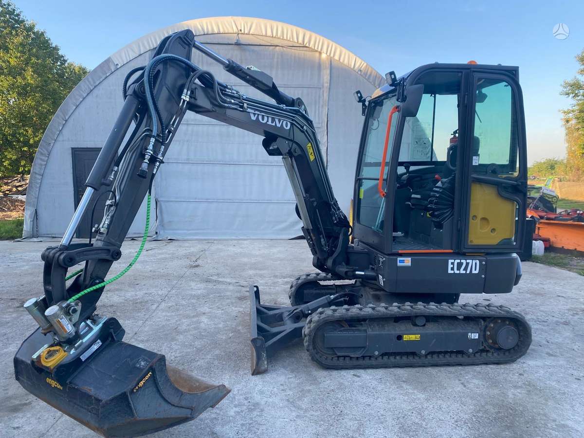 Volvo EC 27 D, мини-экскаваторы
