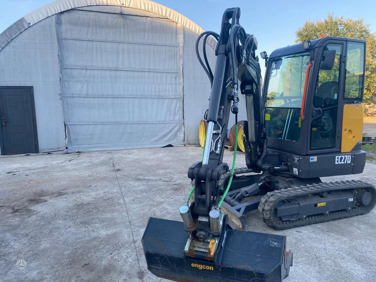 Volvo EC 27 D, мини-экскаваторы