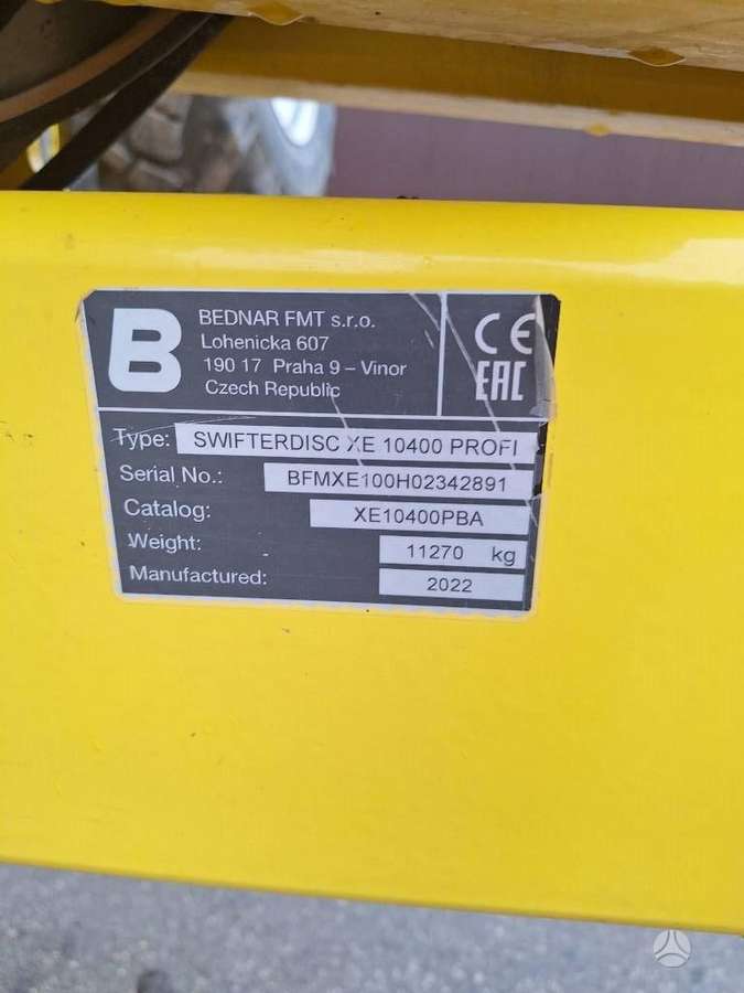 Bednar Swifterdisc XE 10400 PROFI, other