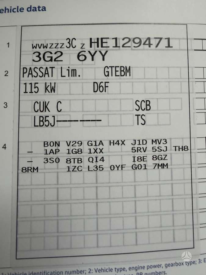 Volkswagen Passat for parts