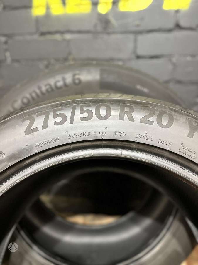 Continental PremiumContact 6, vasarinės 275/50 R20