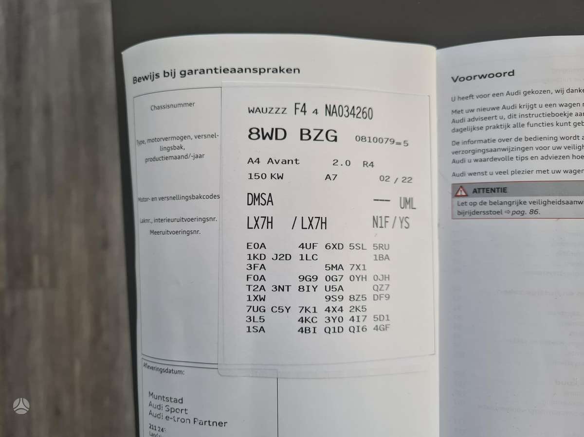 Audi A4, 2.0 l., Универсал