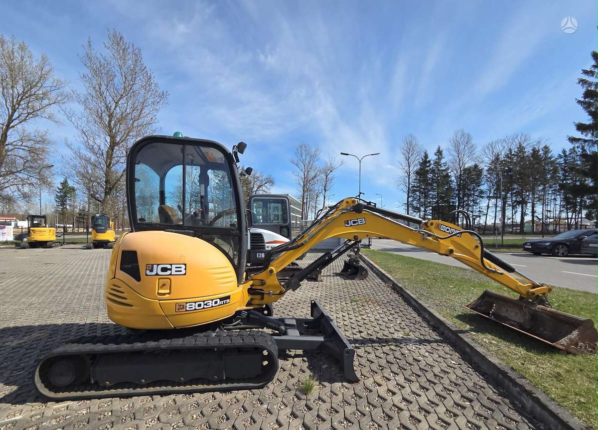 JCB 8030 RTS, mini ekskavatoriai