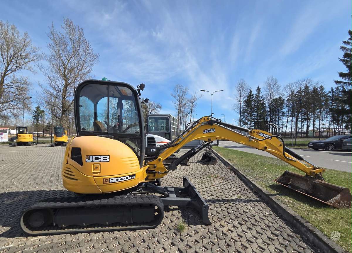 JCB 8030 RTS, мини-экскаваторы