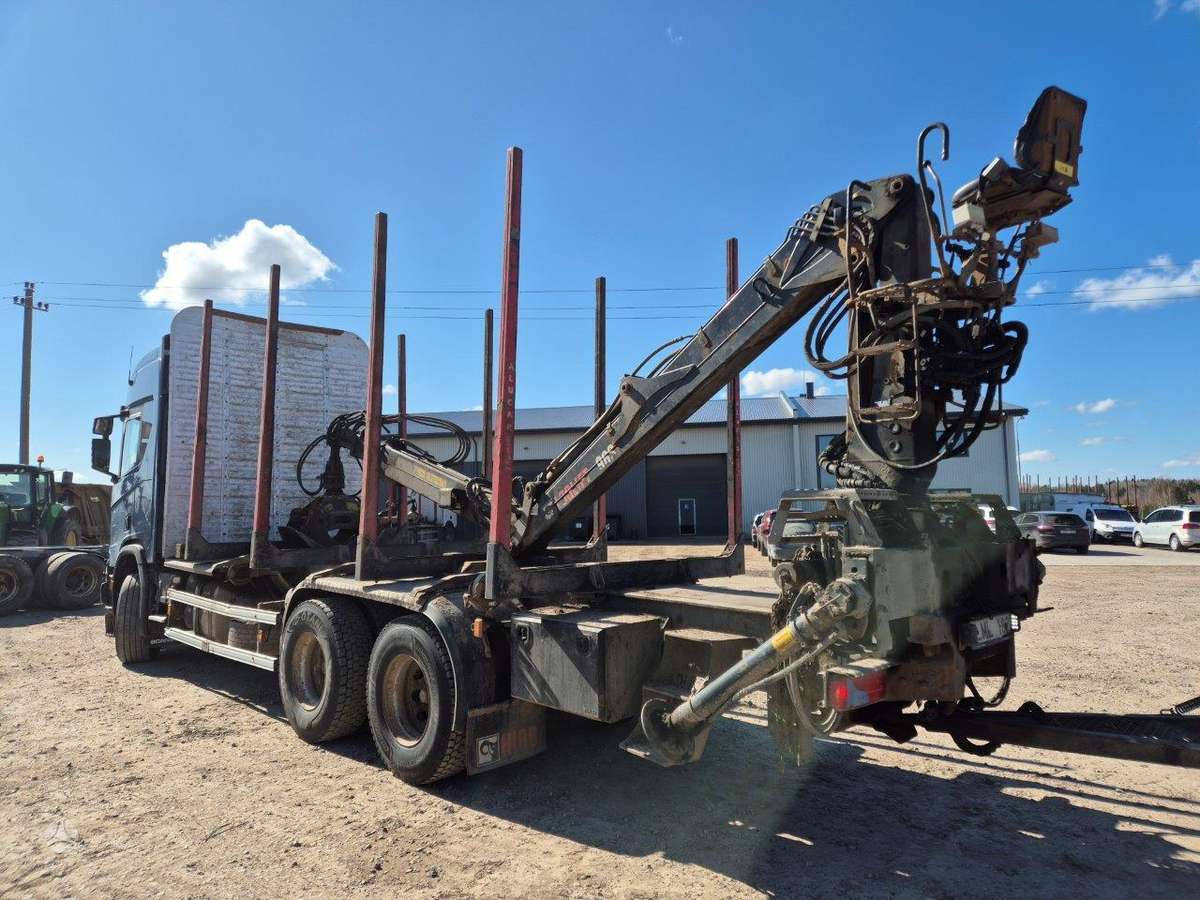 Scania R 520, timber trucks