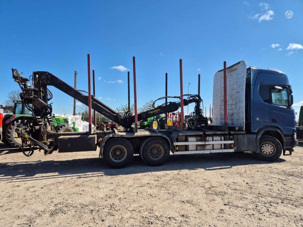 Scania R 520, timber trucks
