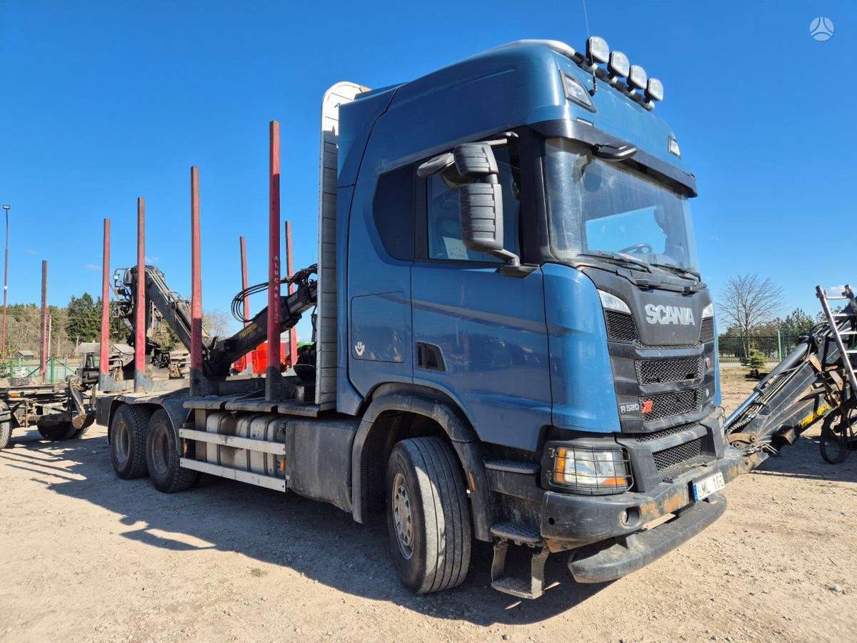 Scania R 520, timber trucks