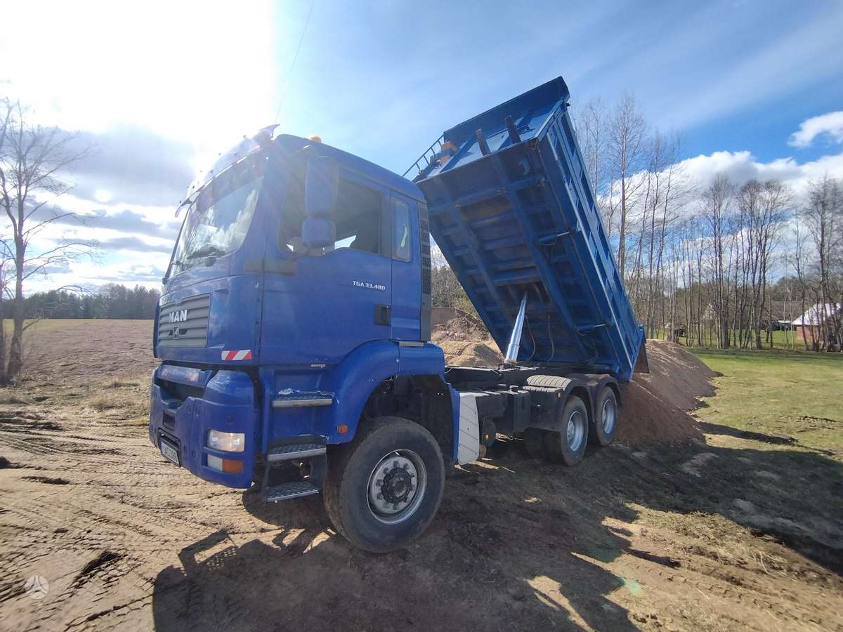 MAN TGA 33 480, dumpers / tippers