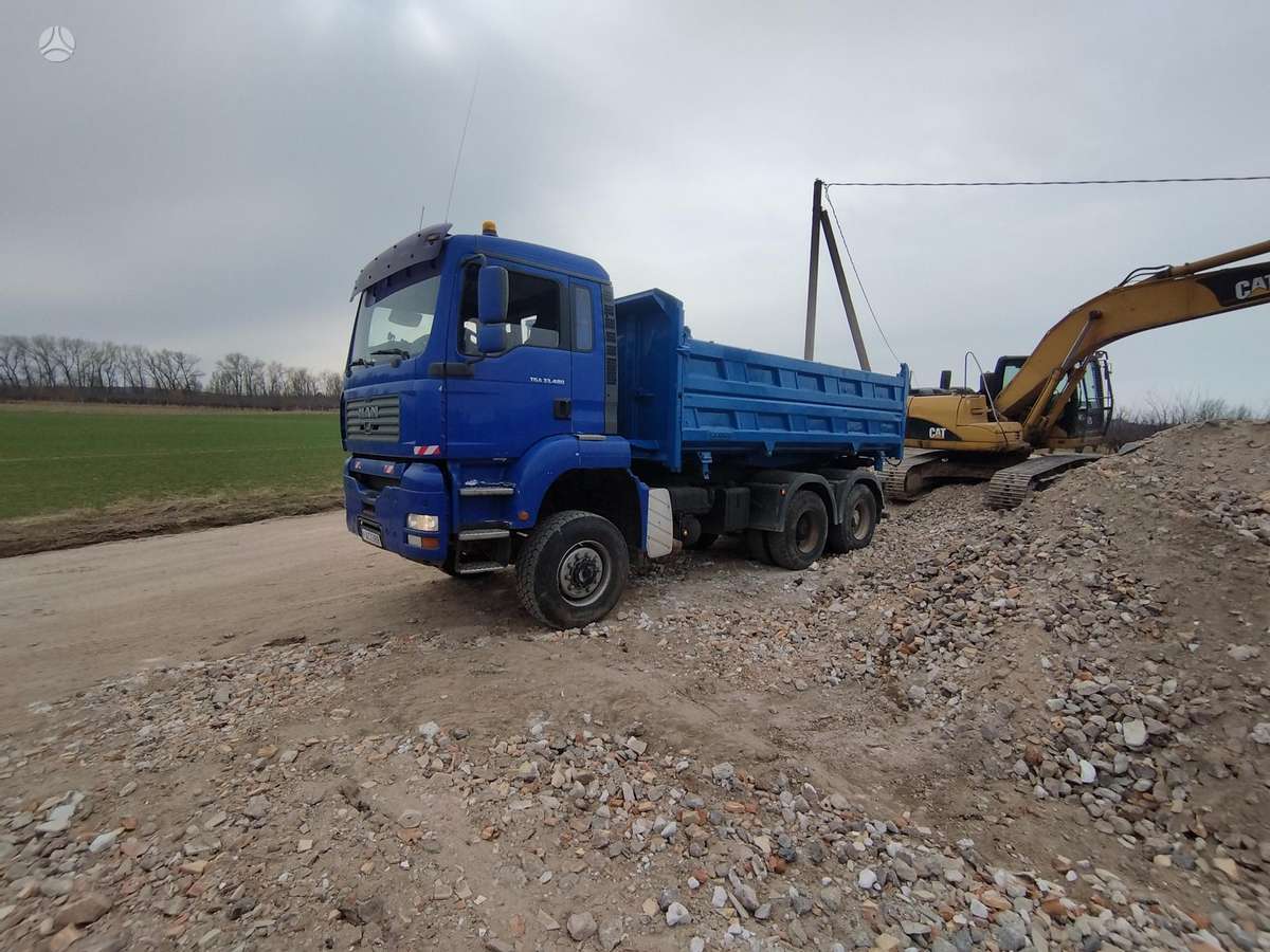 MAN TGA 33 480, самосвалы