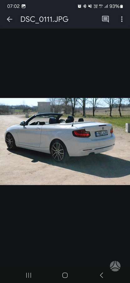 BMW 220, 2.0 l., Кабриолет