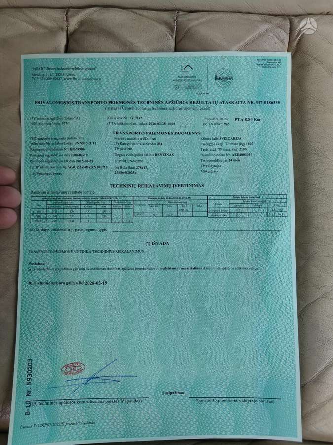 Audi A6, 2.7 l., Седан