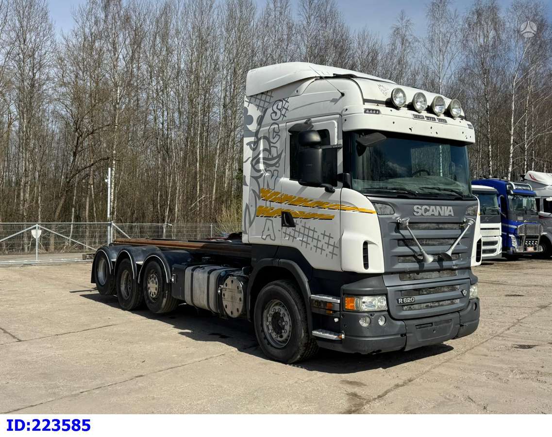 Scania R620 8x2 Euro5 SteeringAxle, шасси