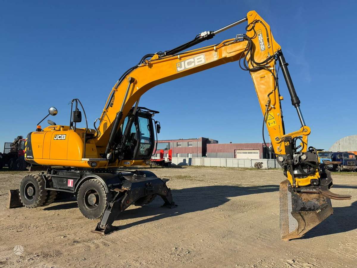 JCB JS 175 W Engcon + grapple, ekskavatoriai