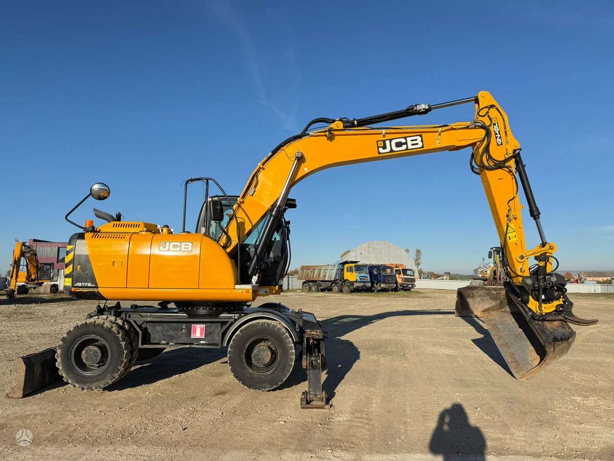 JCB JS 175 W Engcon + grapple, ekskavatoriai
