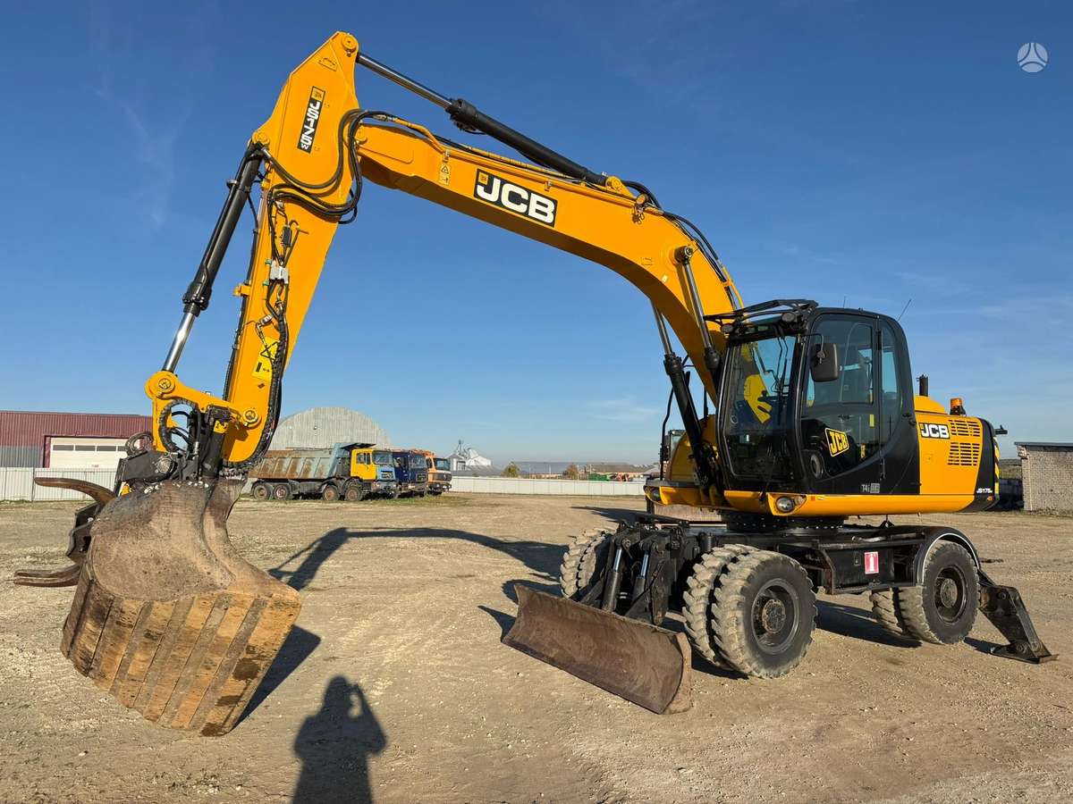 JCB JS 175 W Engcon + grapple, ekskavatori