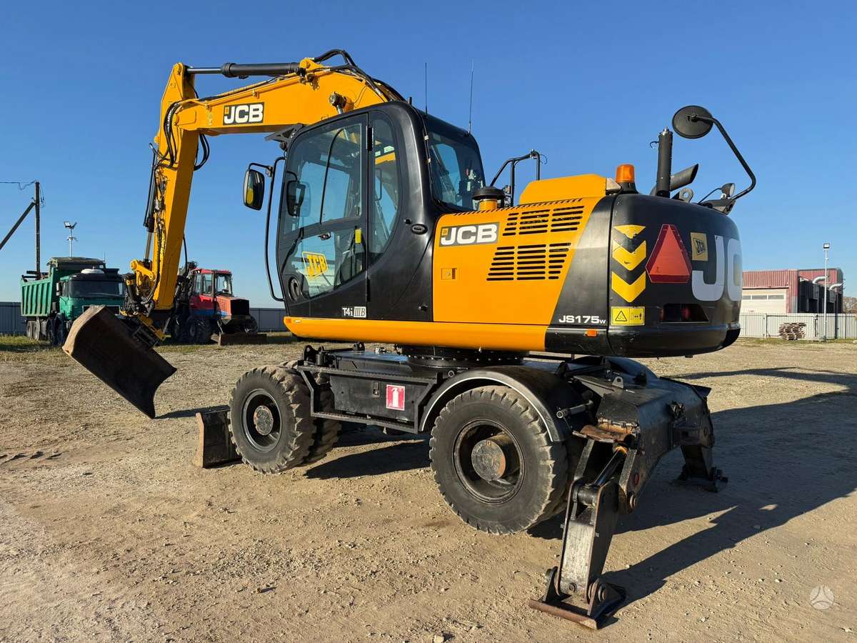 JCB JS 175 W Engcon + grapple, ekskavatoriai