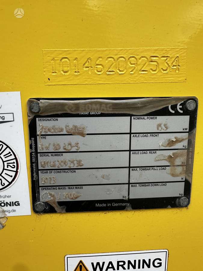 Bomag BW 80 AD-5-V, vibrator / compactor
