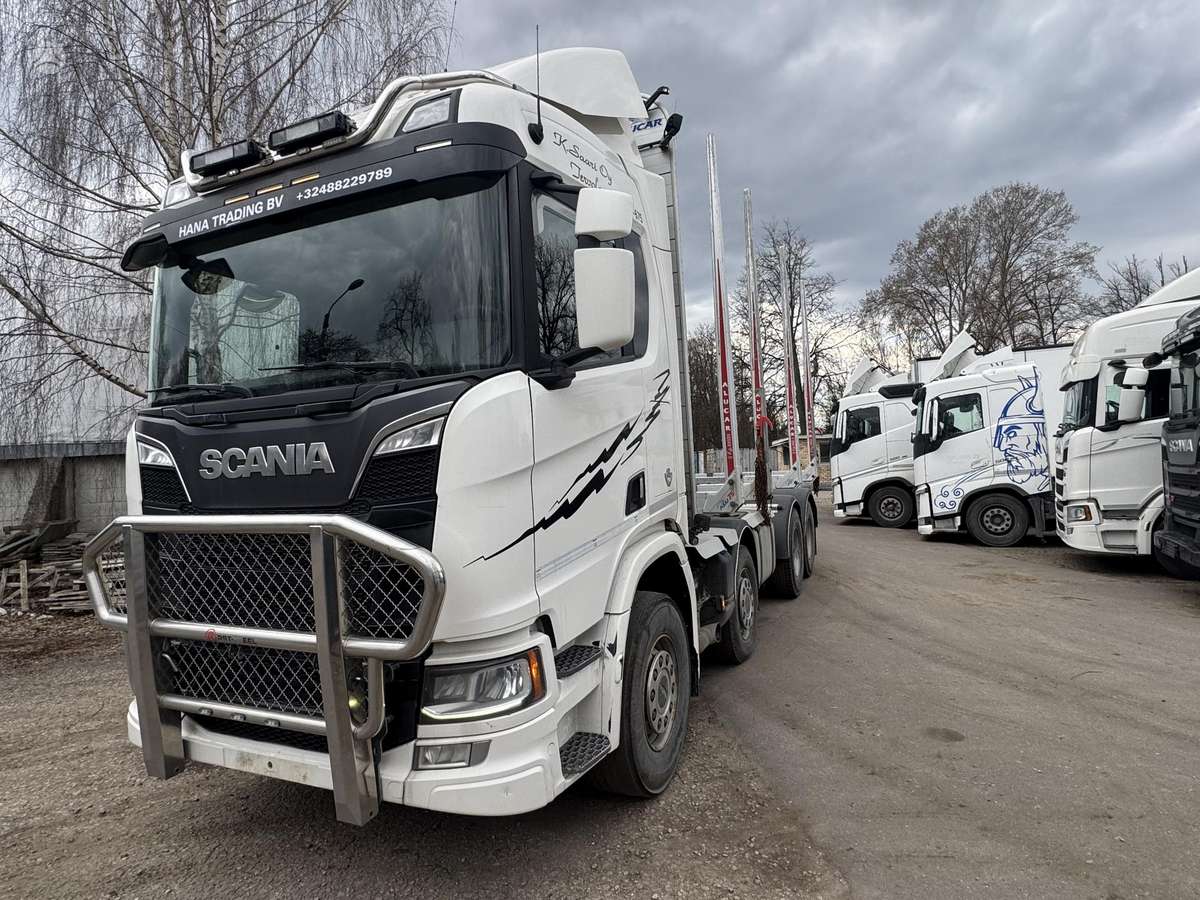 Scania R650, лесовозы