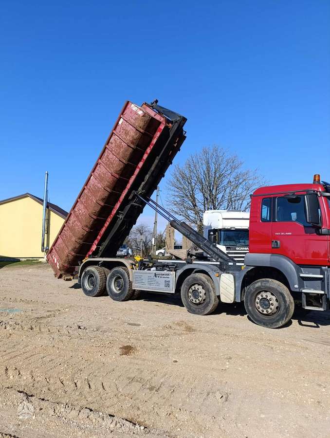 MAN TGS 35.480, hooklift trucks