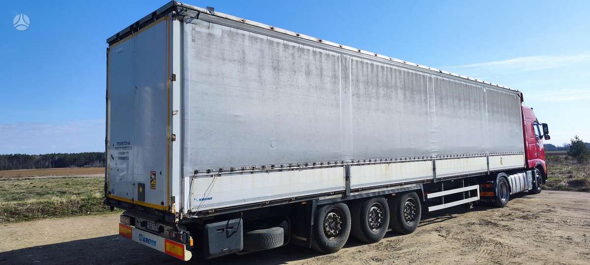 Krone SD, bortinės su užuolaidomis