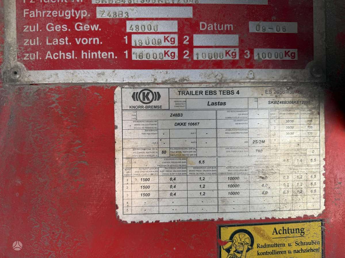 Kel-Berg Z48B3, спец. прицепы и полуприцепы