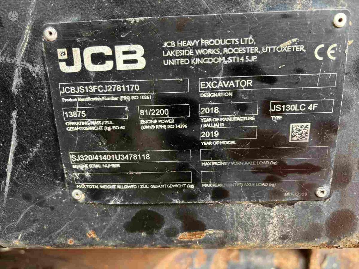 JCB 131 LC, excavator