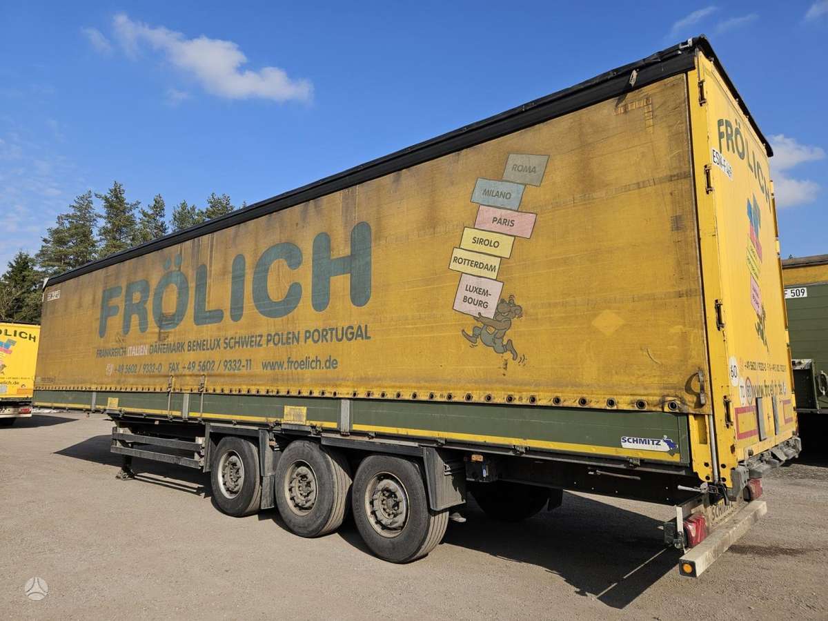 Schmitz SCB*S3T, бортовые с тентом