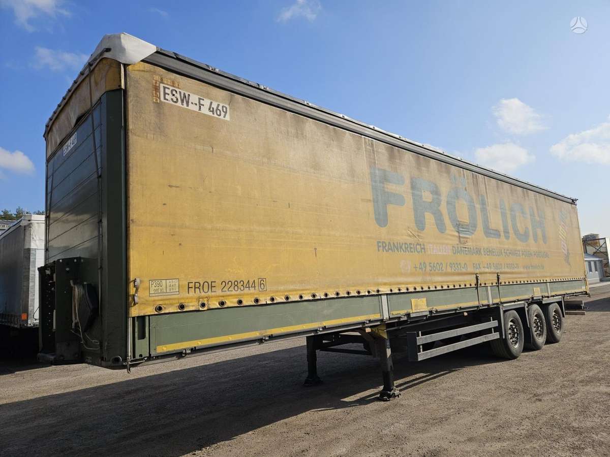 Schmitz SCB*S3T, dropside with tarpaulin